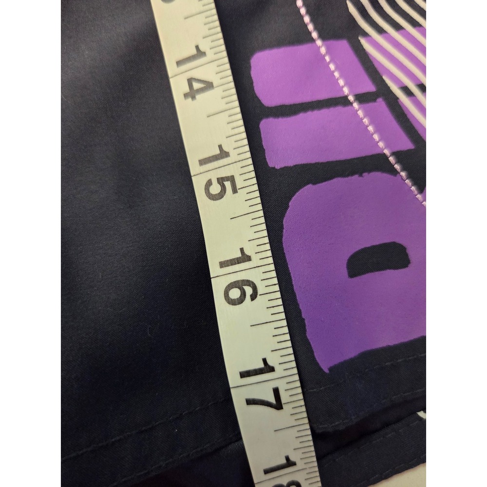 Vintage Y2K Billabong Mens Black Purple Graphic Board Shorts Swim Trunks - Picture 8 of 8